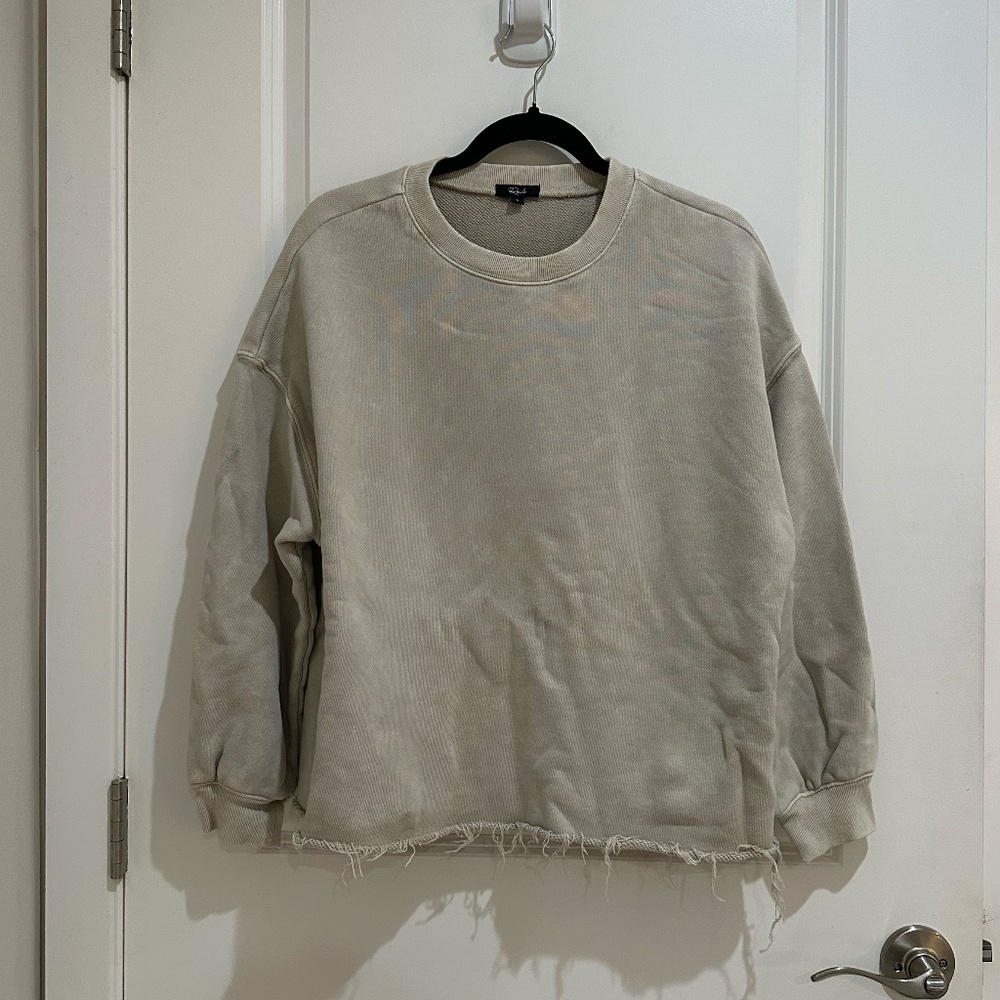Rails - Raw Hem Oversized Sweater